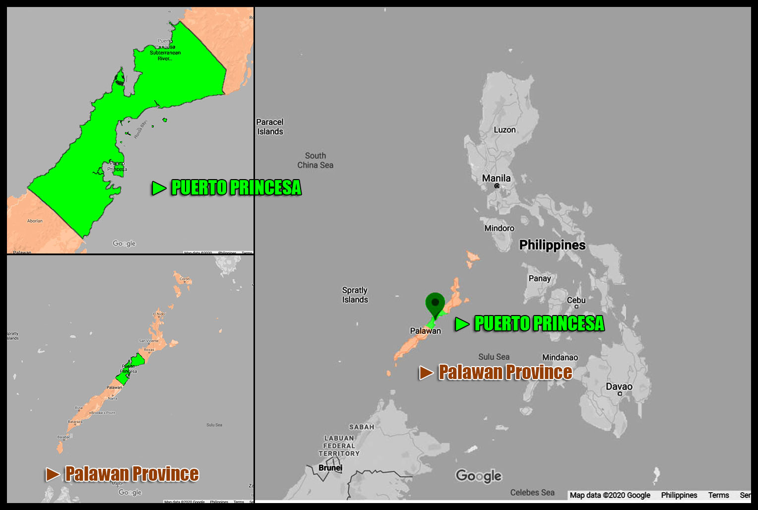 MAP OF PALAWAN