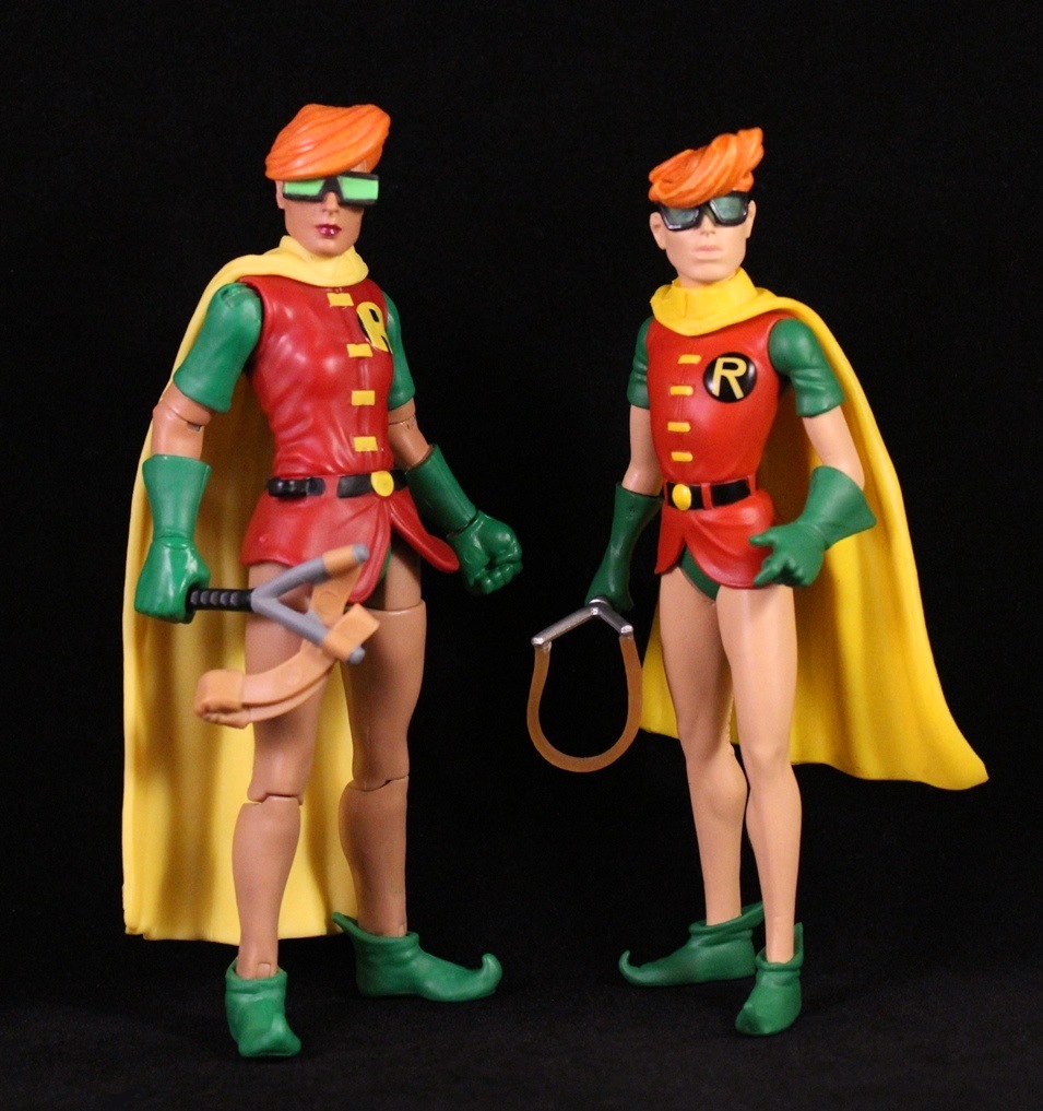 Custom Dc Collectibles Marvel Legends Robin Carrie Kelley Cloth Cape Yellow