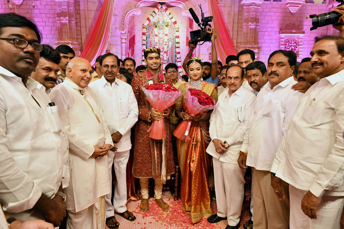 Rspnetwork In Cm Kcr Attended Ramoji Rao Grand Daughters Marriage Blessed The Newly Wedded Couple At Ramoji Film City Hyderabad Ramoji rao at ramoji film city in 2001. cm kcr attended ramoji rao grand