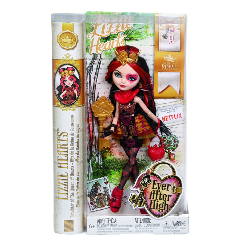 Mattel 2014 Ever After High - Spring Unsprung - Lizzie Hearts Book Playset  Doll