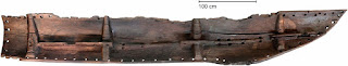 Canoe fragment recovered at Anewaka, New Zealand