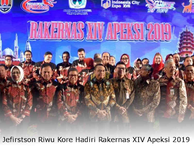 Jefirstson Riwu Kore Hadiri Rakernas XIV Apeksi 2019 Jefirstson Riwu Kore Hadiri Rakernas XIV Apeksi 2019