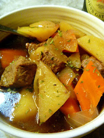 Classic Guinness Irish Beef Stew made in a slow cooker! Hearty and bold with the flavor of Guiness. - Slice of Southern