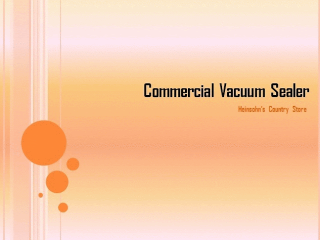 commercial vacuum sealer