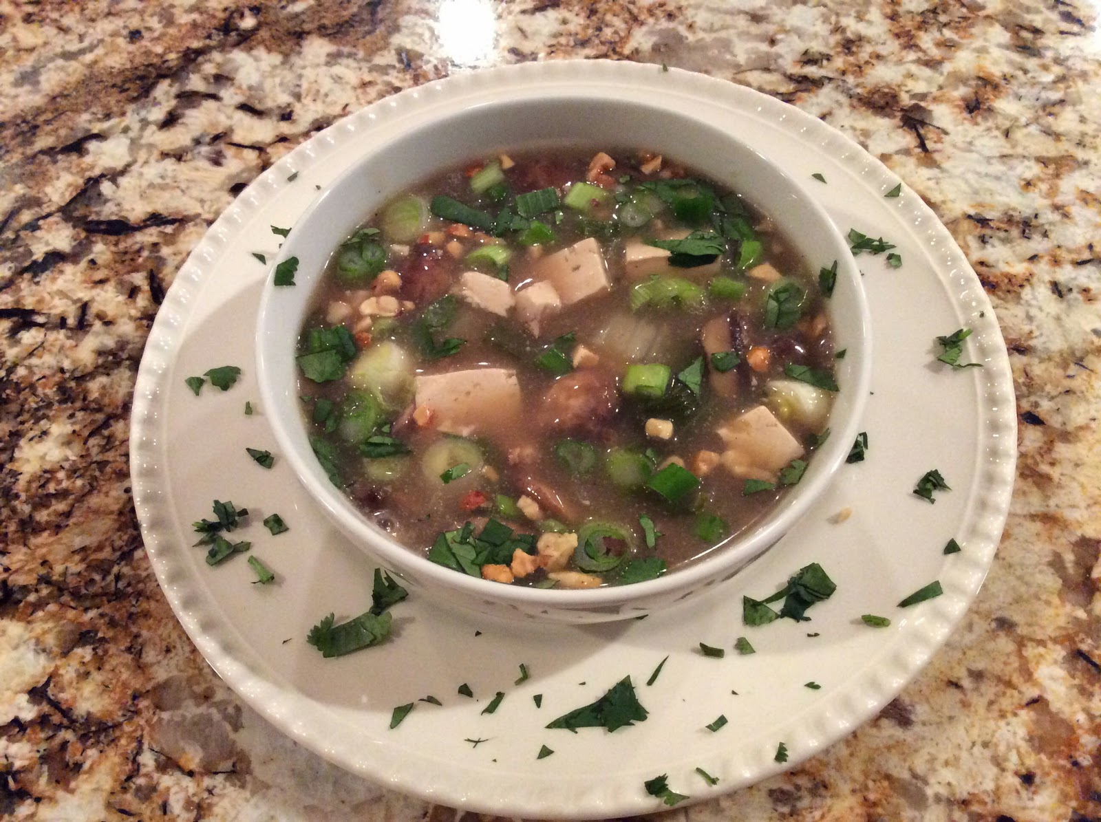 What's Cooking at the Bullmann's Tofu and Mushroom Miso Soup