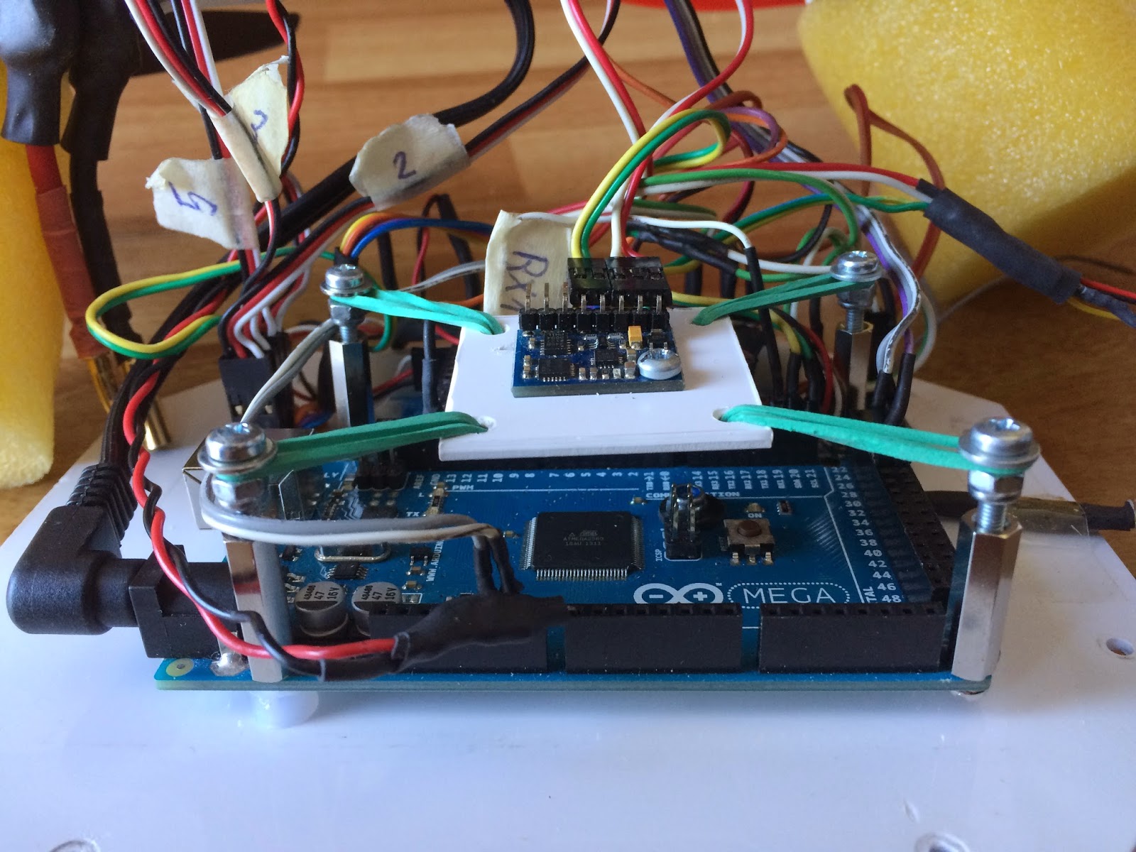 Frankie Copter a DIY Quadcopter based on MultiWii Vibration dampening