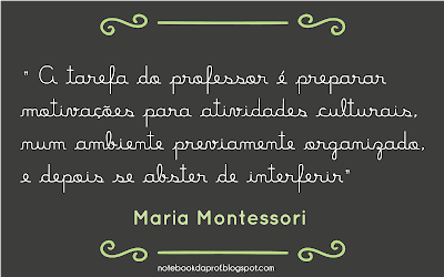 Frase Maria Montessori