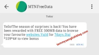 MTN Season of Surprises: Get at least 500MB as a Christmas Gift from MTN 