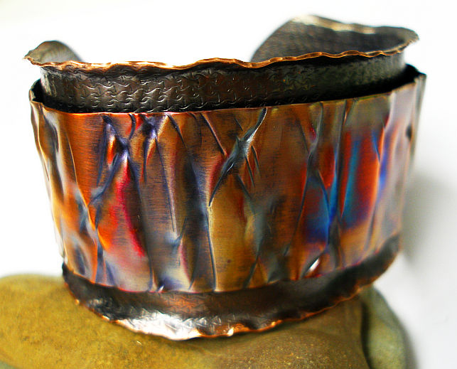 Eva Sherman Designs YOJ Week 13 The Rolling Mill Cuff