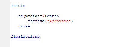 Desvio condicional simples Desvio condicional simples