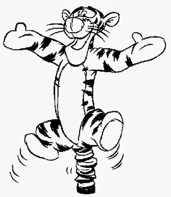 tigger coloring pages online - photo #2