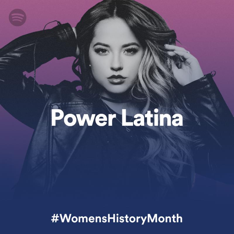 SPOTIFY PRESENTA EL PLAYLIST "POWER LATINA" EN HONOR A BECKY G