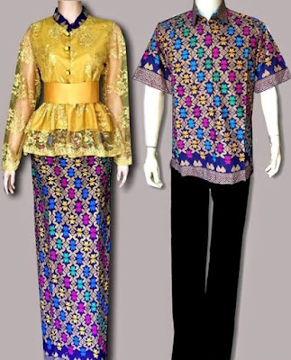 Model Kebaya Batik Couple Modern Model Kebaya Batik Couple Modern