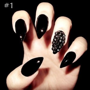 The Gothic Catwalk Blog: Top 10 Gothic Style Nail Art