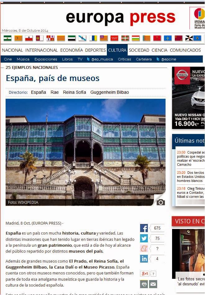 http://www.europapress.es/cultura/noticia-espana-pais-museos-20141008085204.html