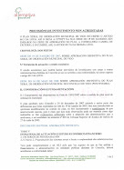 PREVISIÓNS DE INVESTIMENTO NON ACREDITADAS (ANO 2008)