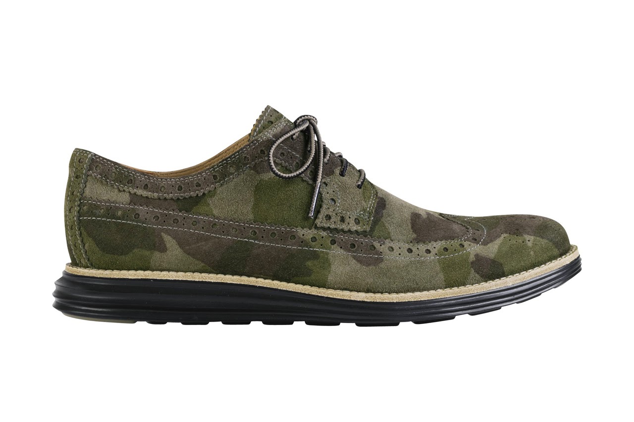 cole haan camo wingtips