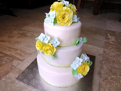 yellow rose cake citrus bakery spice