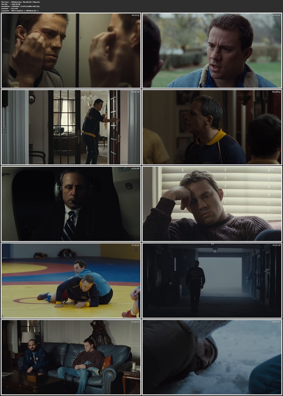 Foxcatcher 2014 Hindi Dual Audio 480p BluRay 400Mb Download