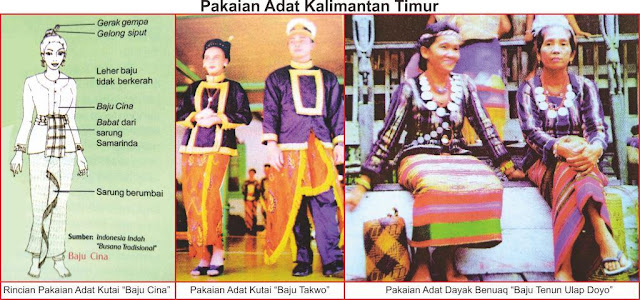 pakaian adat kalimantan timur baju adat kalimantan timur