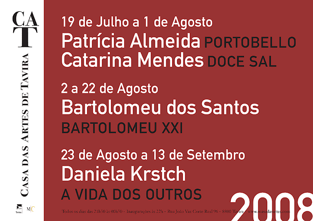 CAT Programa 2008 casa das artes . cartaz . programa . 2008