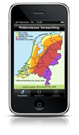 De Pollennieuws smartphone app van VGZ