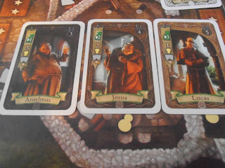 Monk cards Templar: Queen Games