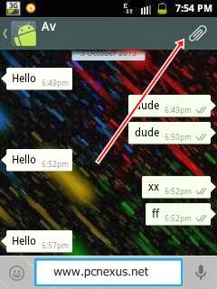 whatsapp attachments