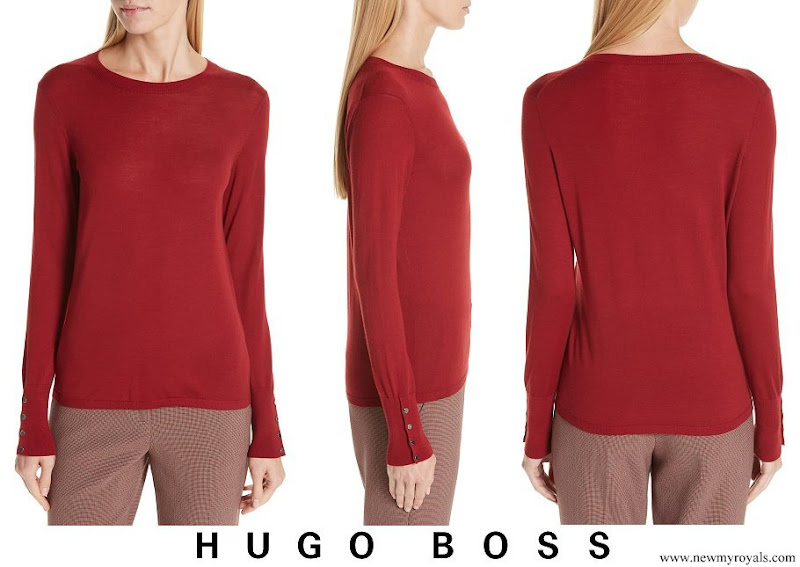 Queen-Letizia-wore-HUGO-BOSS-Frankie-Cuff-Detail-Wool-Sweater.jpg