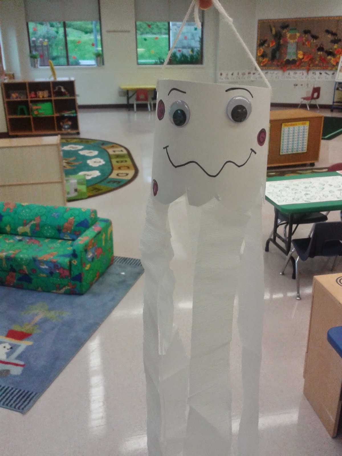 Teach Easy Resources Ghost Wind Sock Crafts for Halloween