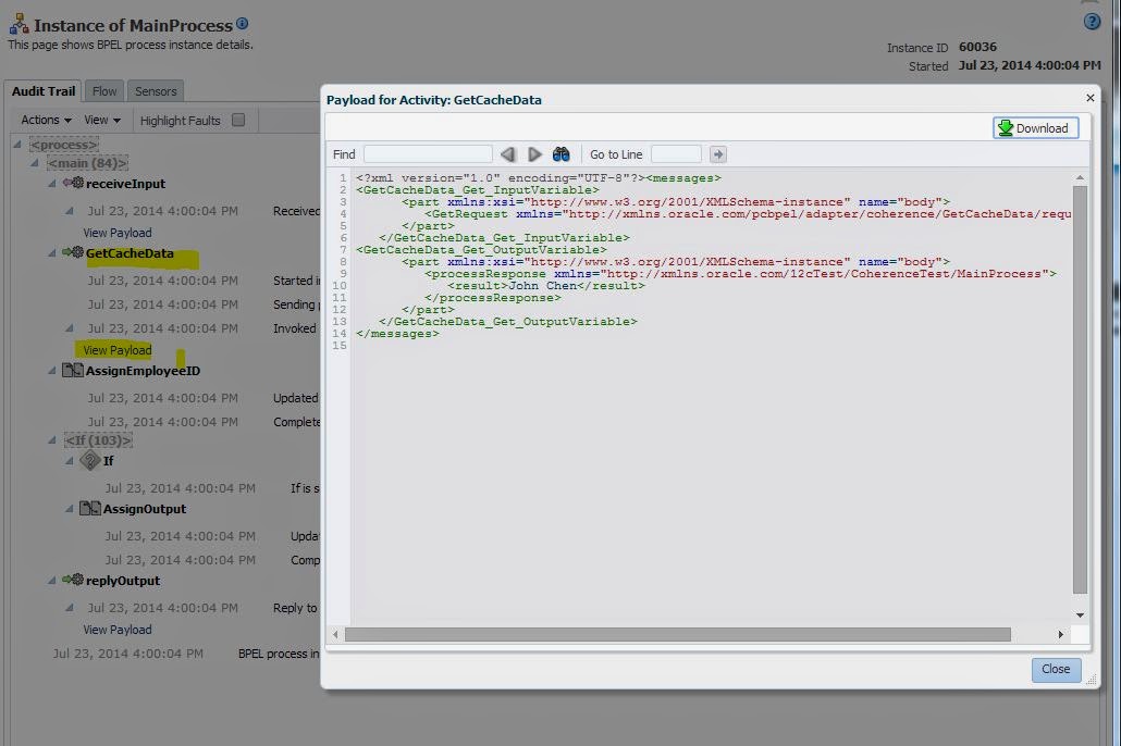 Learning SOA: Testing the Coherence Adapter in SOA 12c