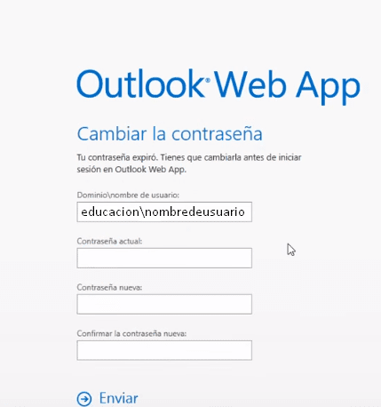 cambiar contraseña correo docentes ecuador 2016