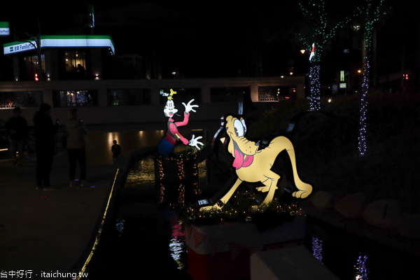 2019台中耶誕夢想世界有迪士尼主題，台中車站、綠川、柳川三大展區
