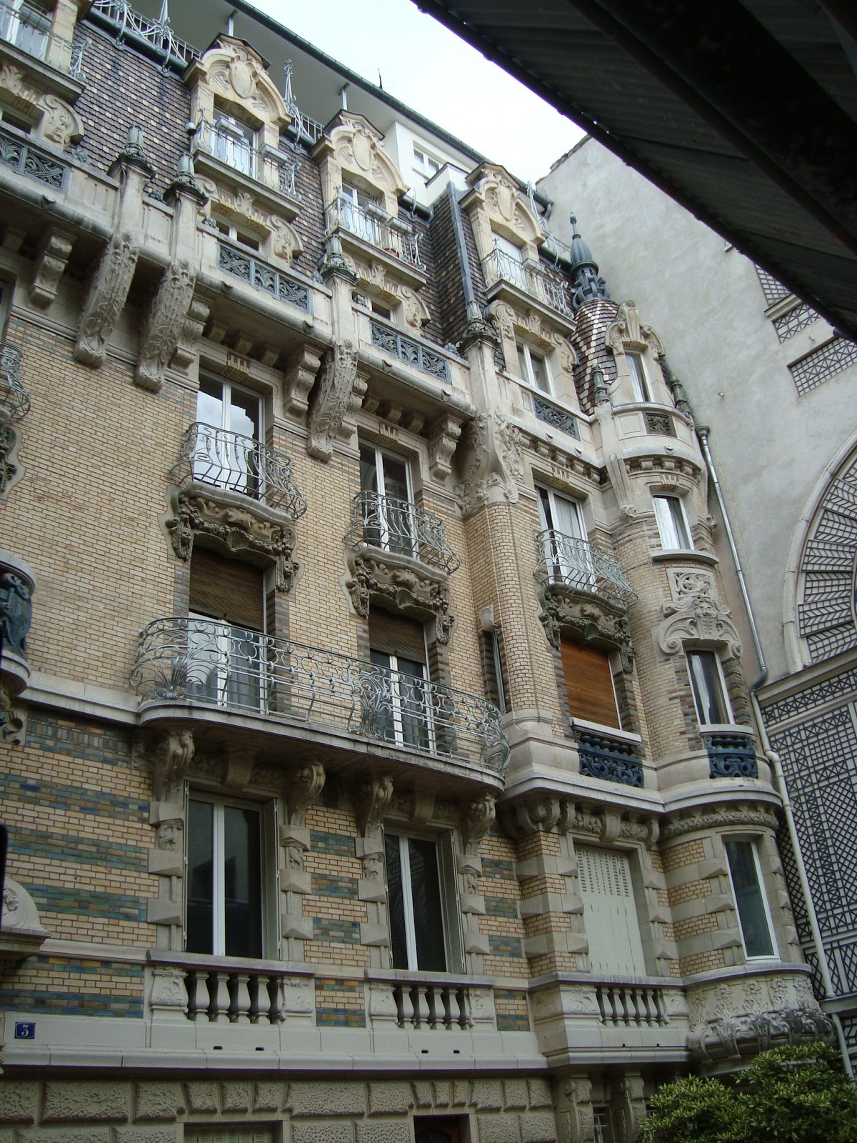 Paseos Art Nouveau 3, square Rapp, Paris VIIè, Jules Lavirotte, 198990