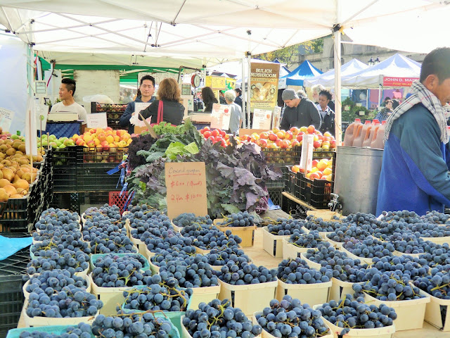 Green market - Union Square - New-York - fruits - grapes