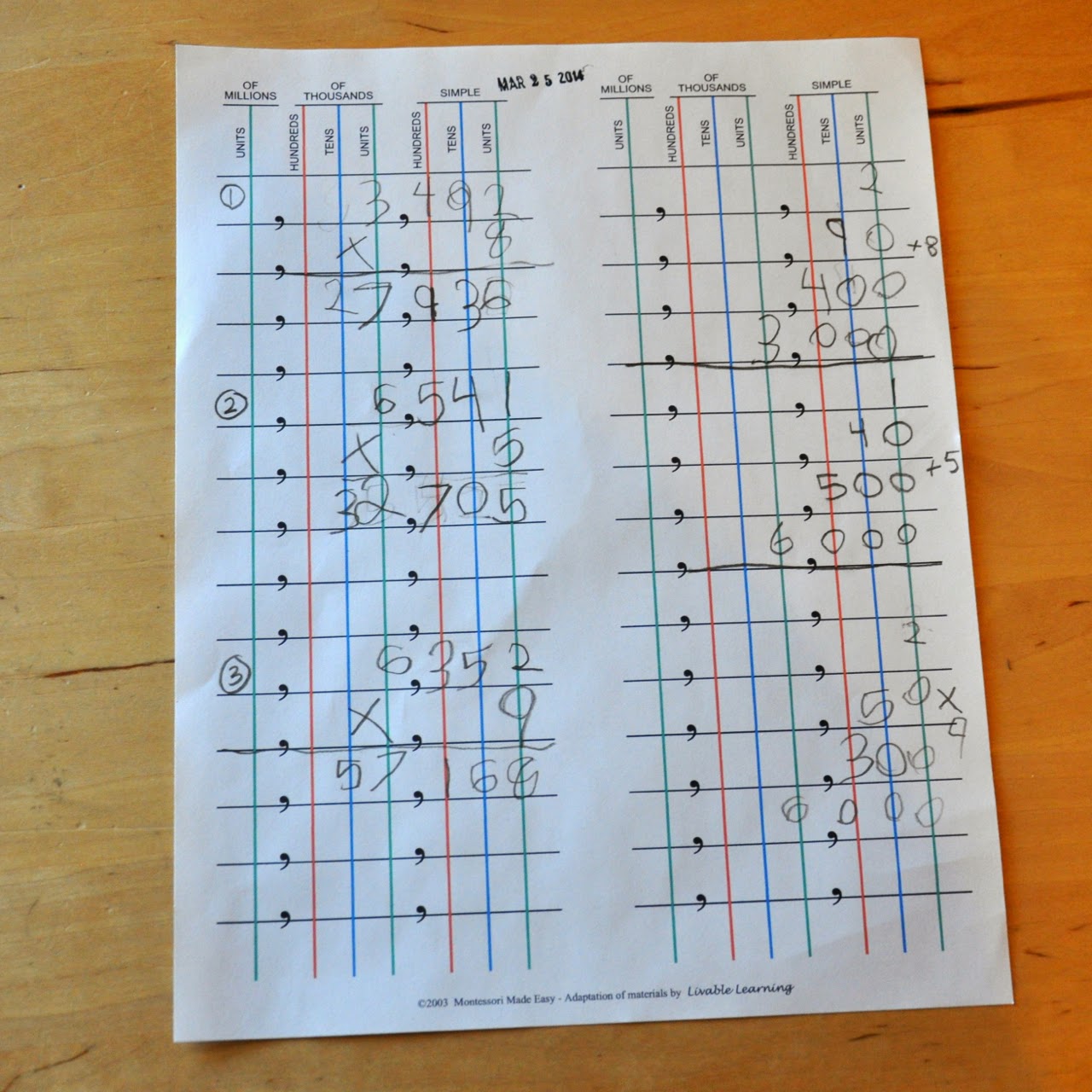 Expedition Montessori Introduction to the Large Bead Frame