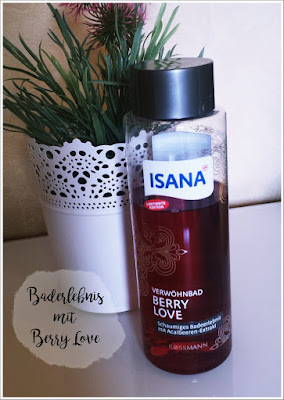 Verwöhnbad BERRY LOVE (mit Acaibeeren-Extrakt) von ISANA Verwöhnbad BERRY LOVE (mit Acaibeeren-Extrakt) von ISANA