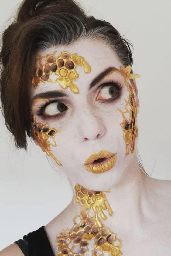 ✘ 23 Unique Bumblebee Makeup For Halloween We’ve Ever Seen so you should be searching for what Bumblebee Makeup you are going to make ✘ 23 Unique Bumblebee Makeup For Halloween We’ve Ever Seen