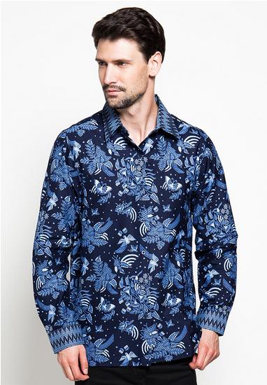 30 Model Baju Batik Pria Kombinasi Terbaru 2019 Eksklusif 