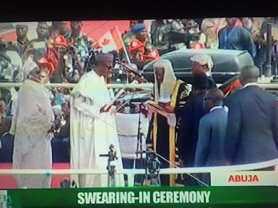 The moment Mohammadu Buhari  sworn-in as the president of Nigeria(pictures) 6