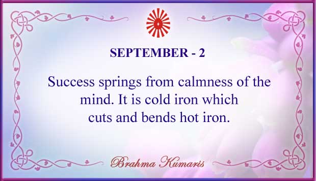 September 2 Thought For The Day September 2