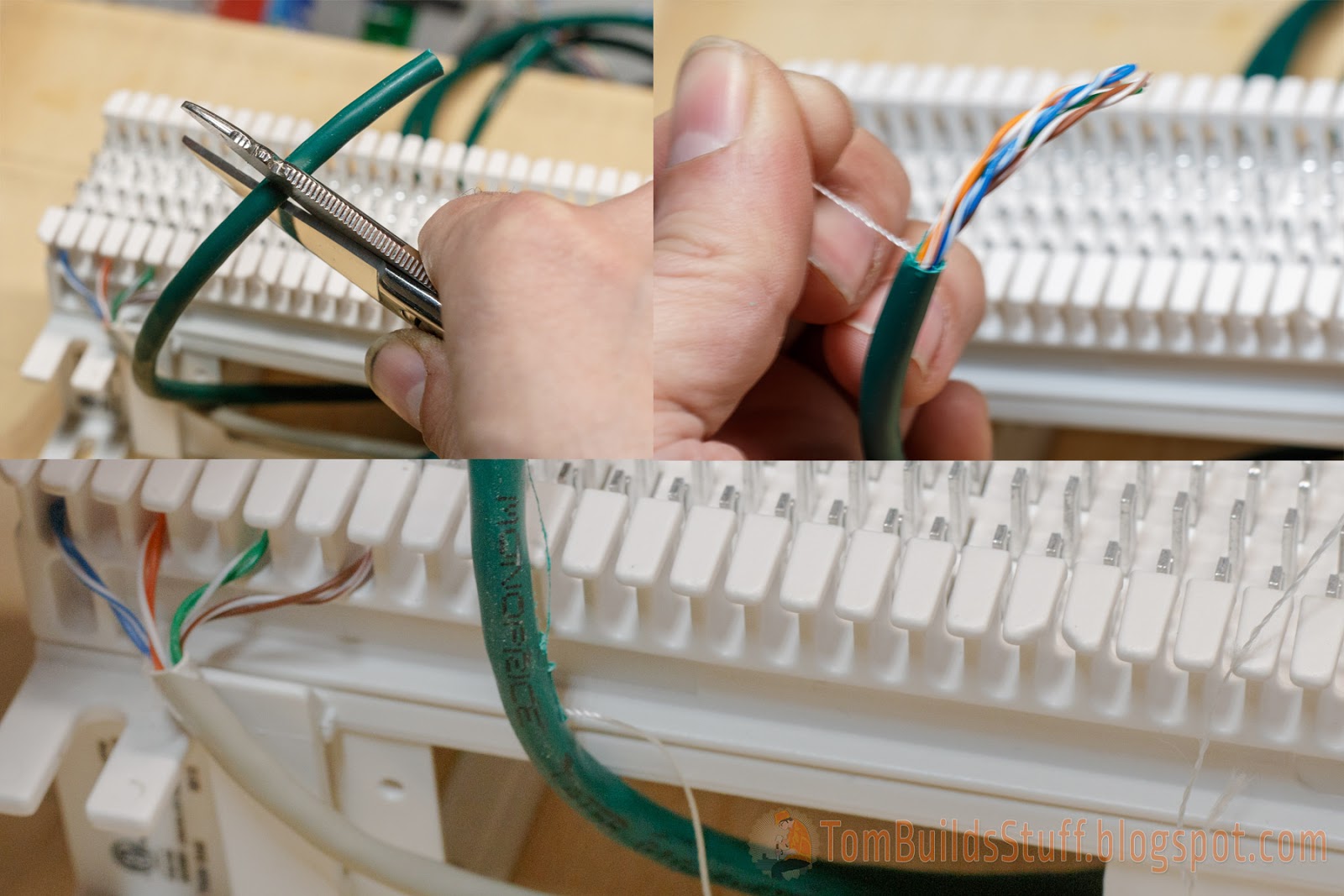 How to Wire a 4 Line Bridge with a 66 Block