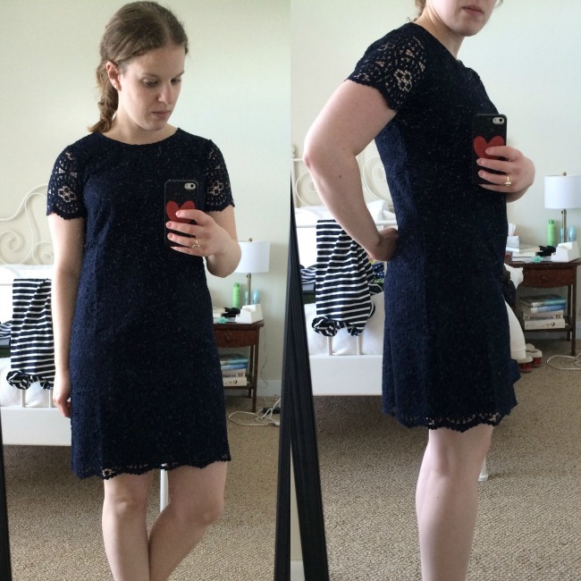 ann taylor shift dress