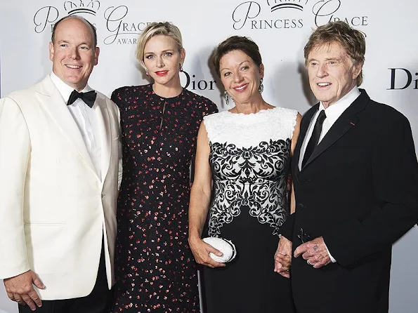 Prince Albert II of Monaco and Princess Charlene of Monaco attended the 2015 Princess Grace Awards Gala With Presenting Sponsor Christian Dior