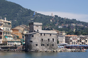 Rapallo's Castello sul Mare was built in 1551 to deter pirates from attacking the Ligurian coastal town