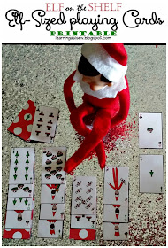 Learning As I Sew...bake, cut, and create: Elf on the Shelf: Elf-sized Playing  Cards Printable