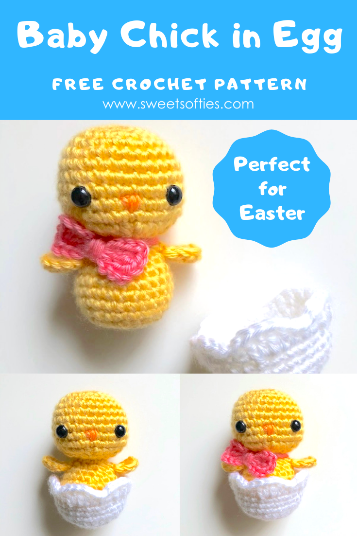 Baby Chick in Easter Egg (Free Crochet Pattern) Sweet Softies
