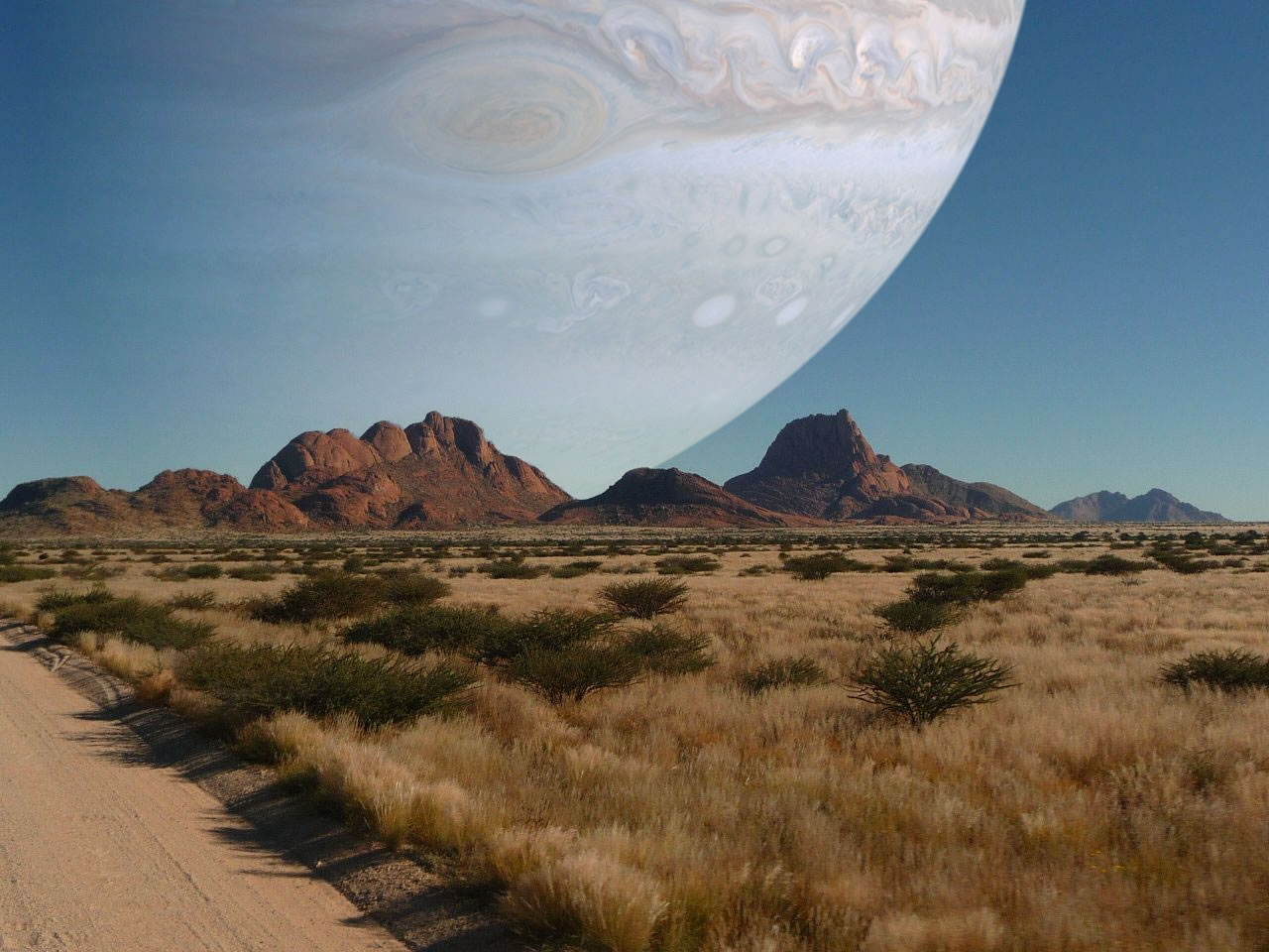 if jupiter was as close as the moon