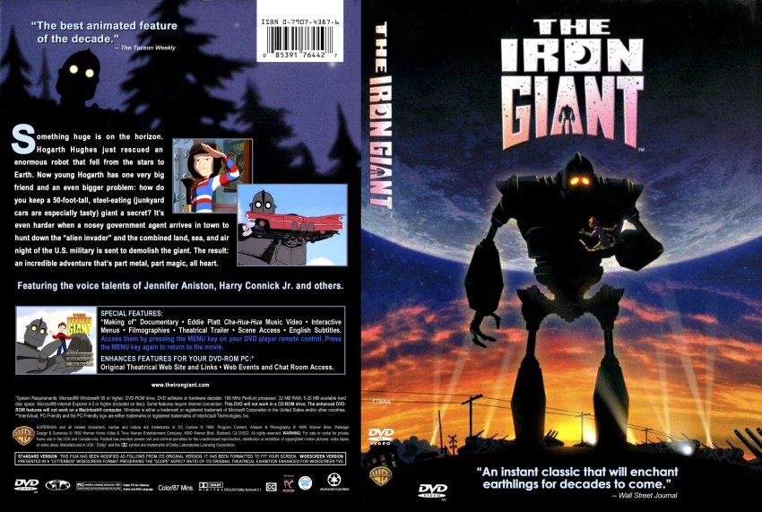 Guilty Pleasures The Iron Giant Brad Bird [1999]