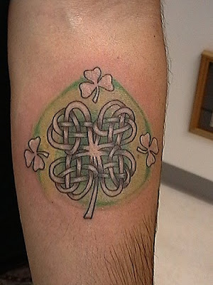 tattoo irish celtic tattoos designs knot simple shamrocks meanings tattooimages biz luck